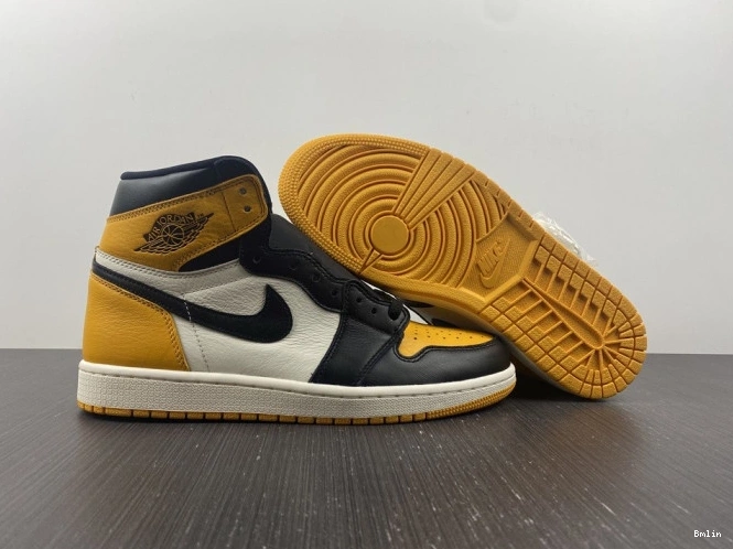 Bmlin 1 555088-711 Jordan High Yellow Air Toe OG 0821